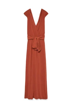 Vestido midi fluido