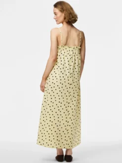 Vestido midi lunares