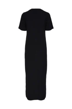 Vestido midi manga corta