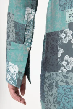 Vestido midi manga larga