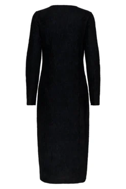 Vestido midi manga larga
