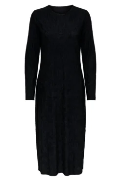 Vestido midi manga larga