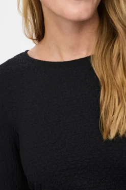 Vestido midi manga larga