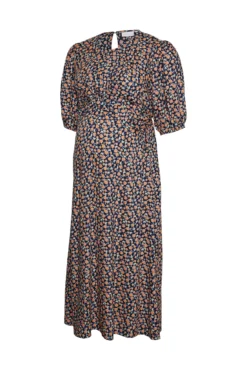 Vestido midi manga 2/4 maternity