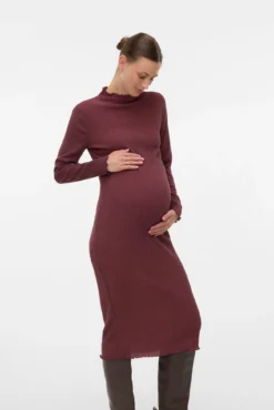 Vestido midi maternity