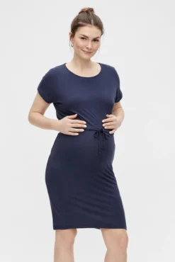 Vestido midi maternity