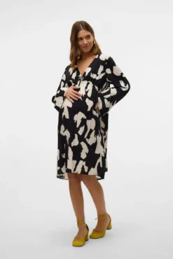 Vestido midi maternity