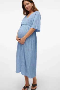 Vestido midi maternity