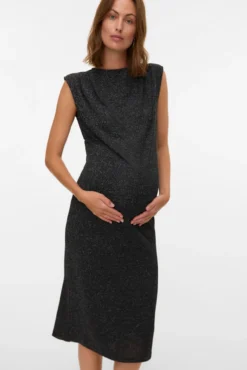 Vestido midi maternity