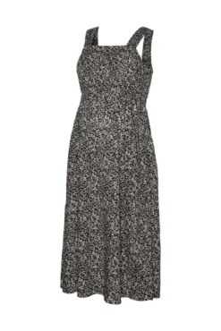 Vestido midi maternity de tirantes