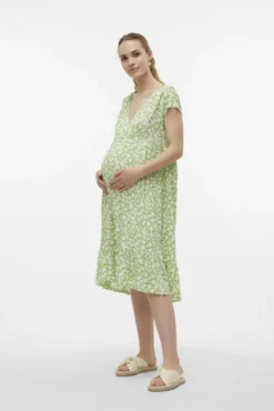 Vestido midi maternity y lactancia
