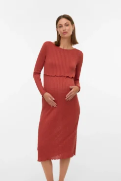 Vestido midi maternity y lactancia