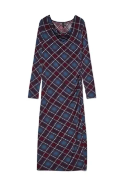 Vestido midi rombos
