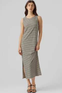 Vestido midi Tencel