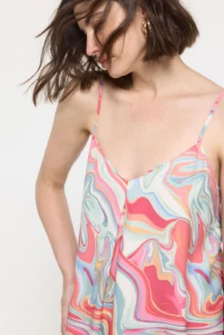 Vestido midi tirantes
