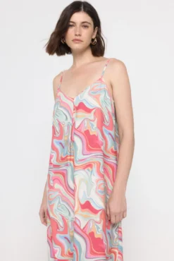 Vestido midi tirantes