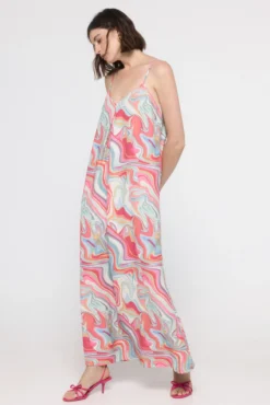 Vestido midi tirantes