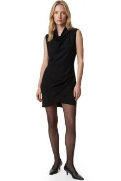 Vestido mini asimétrico