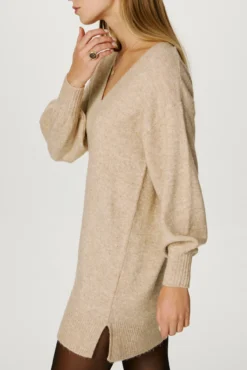 Vestido mini de punto