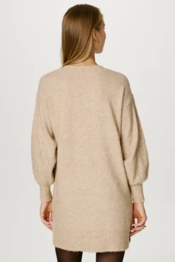 Vestido mini de punto