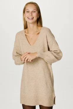 Vestido mini de punto