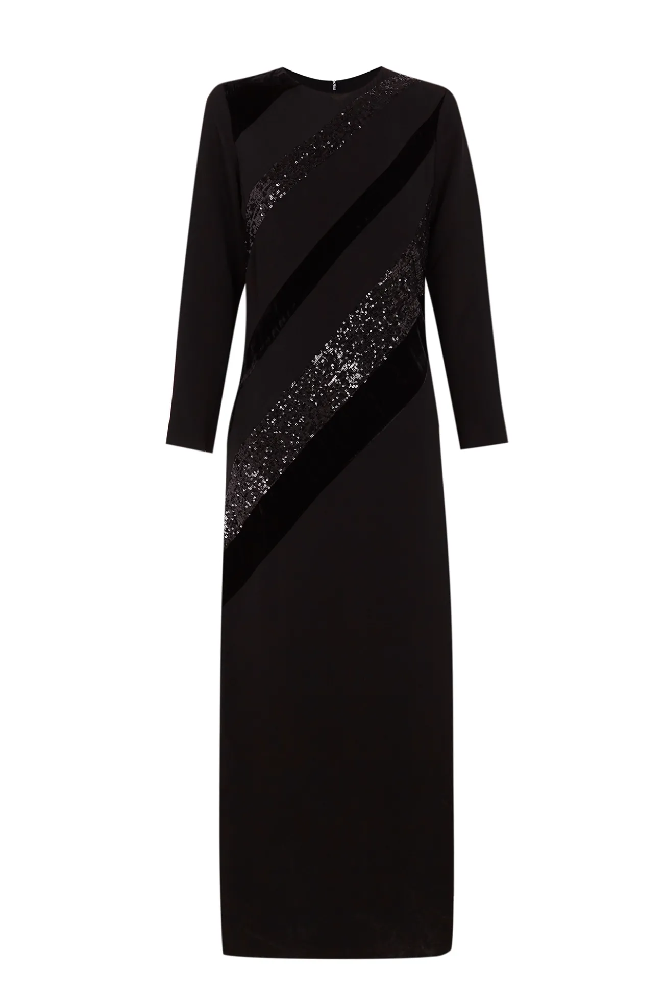 Vestido negro midi