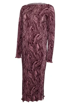 Vestido plisado maternity