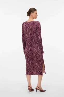Vestido plisado maternity