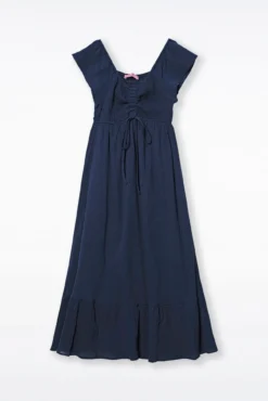 Vestido premamá corto con smock