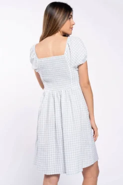 Vestido premamá cuadros vichi