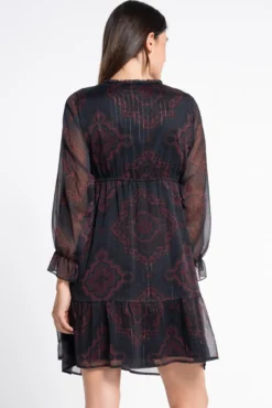 Vestido premamá estampado boho