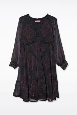 Vestido premamá estampado boho