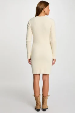Vestido punto corto ajustado