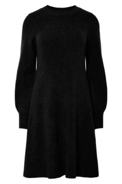 Vestido punto corto puños