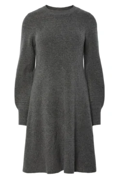 Vestido punto corto puños