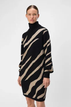 Vestido punto estampado