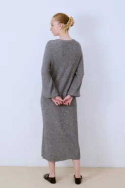 Vestido punto largo
