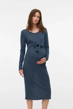 Vestido punto maternity