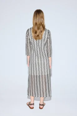Vestido rayas bicolor