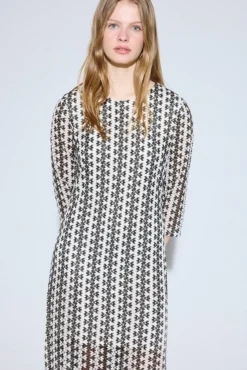 Vestido rayas bicolor