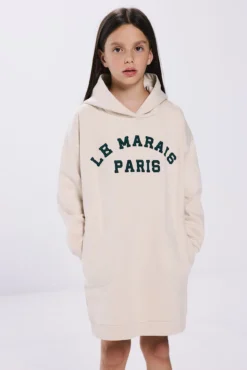 Vestido sudadera niña