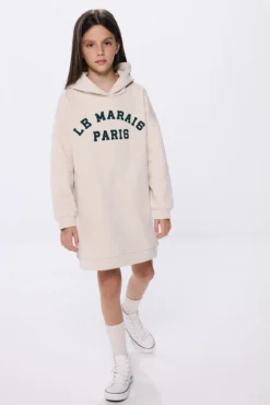 Vestido sudadera niña