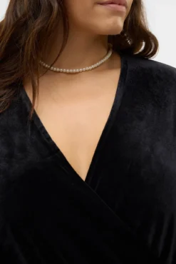 Vestido terciopelo talla grande