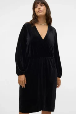 Vestido terciopelo talla grande