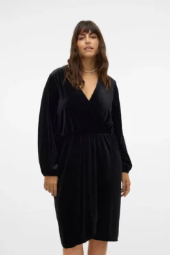 Vestido terciopelo talla grande