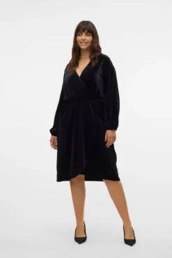 Vestido terciopelo talla grande