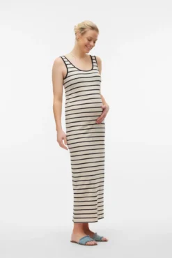 Vestido tirantes algodón maternity