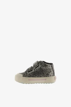 Zapatillas altas de niña animal print