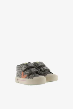 Zapatillas altas de niña animal print
