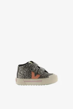 Zapatillas altas de niña animal print